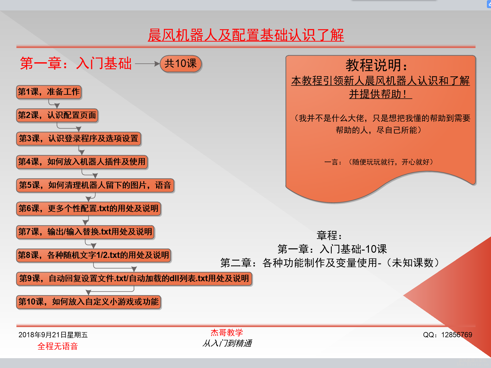 【杰哥教程预告】晨风机器人及配置基础认识了解